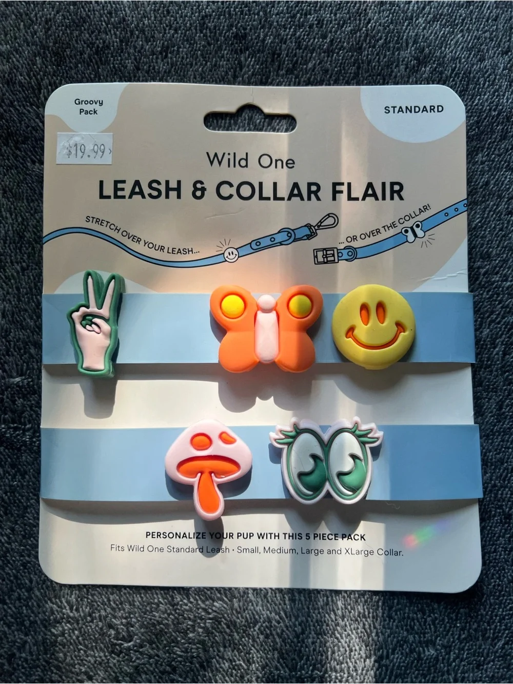 Wild One Leash & Collar Flair - Colorful Decorative Charms